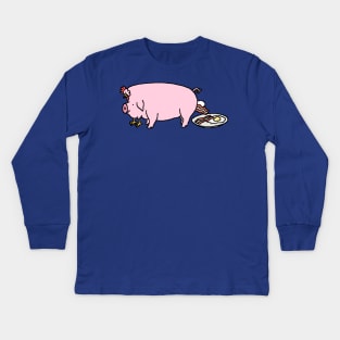 Eggs and bacon Kids Long Sleeve T-Shirt